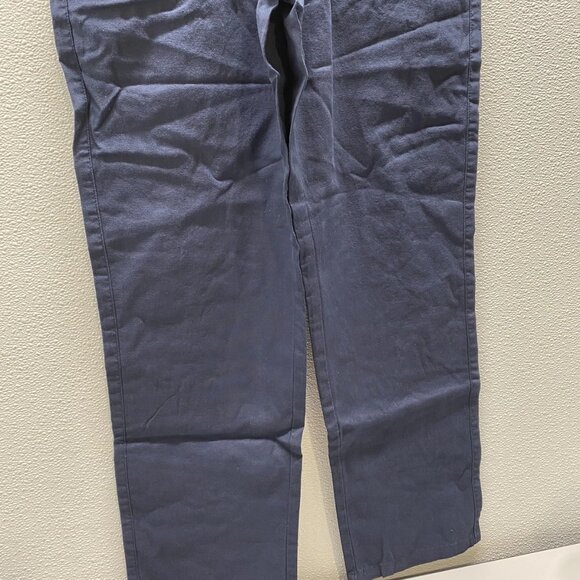 NEW RHYTHM Linen Jam Casual Pants • Navy Blue - Picture 7 of 9